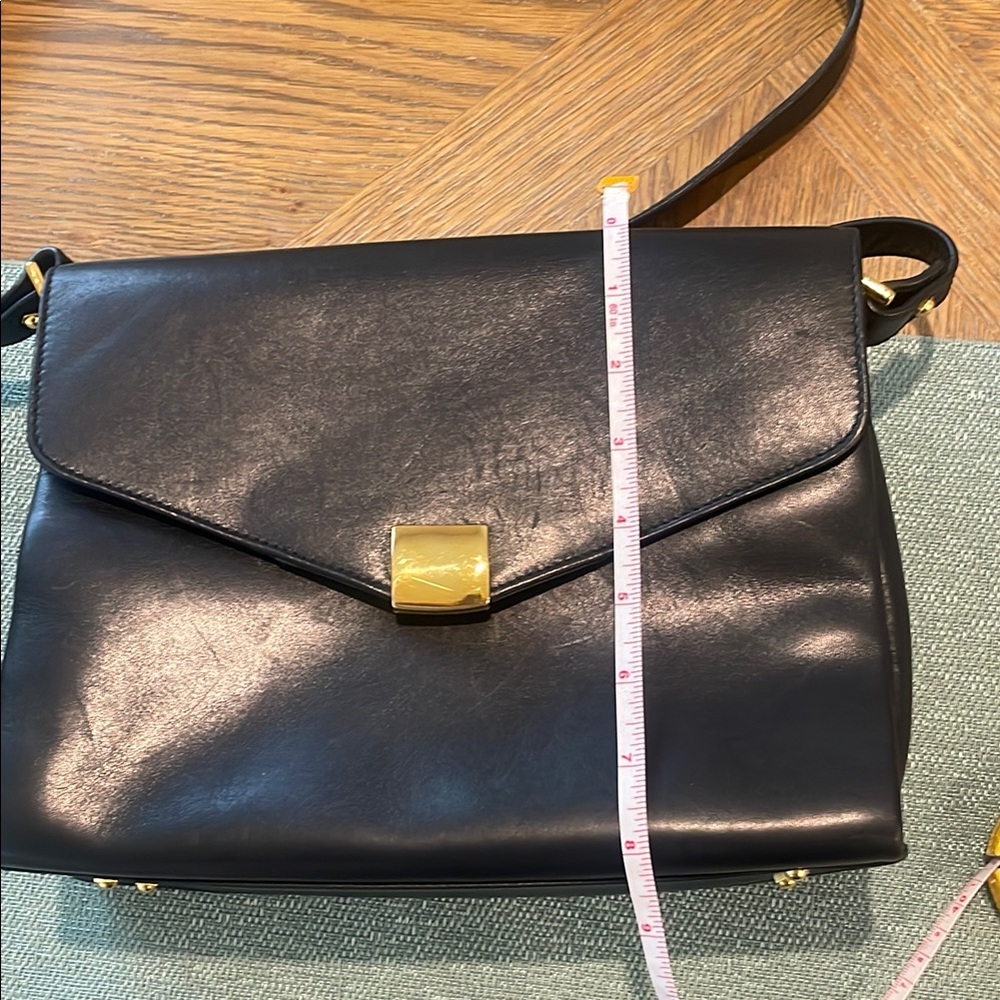 Phillippe Black Leather Shoulder Bag - Picture 3 of 10